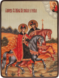 Икона Борис и Глеб