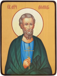 Икона Диомид Кесарийский, яркий