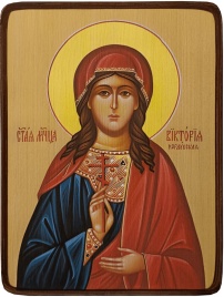 Икона Виктория Кордувийская, поясная