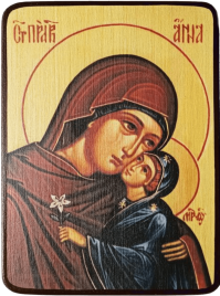 Икона Анна Праведная поясная