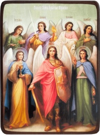 Икона Собор Архистратига Михаила под старину