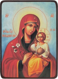 Икона Неувядаемый цвет Божией Матери