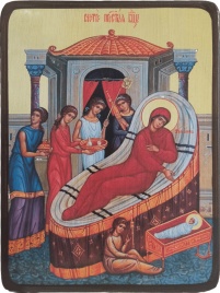 Икона Рождество Пресвятой Богородицы, светлая