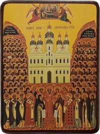Икона Собор преподобных старцев Киево-Печерских