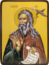 Икона Илия (Илья) Фесвитянин пророк с вороном