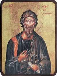 Икона Андрей Первозванный, апостол (поясной)