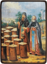 Икона Зосима и Савватий Соловецкие