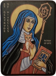 Икона Гертруда Нивельская