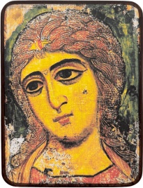 Икона Ангел Златые Власы (Новгород XII век)