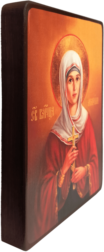 Икона Марина Антиохийская на тёмном фоне фото 2