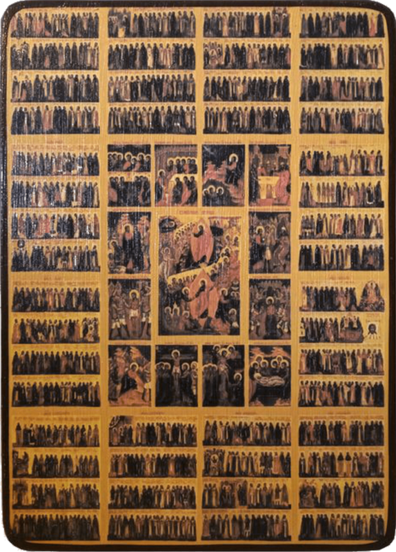 Икона Собор всех Святых фото 1