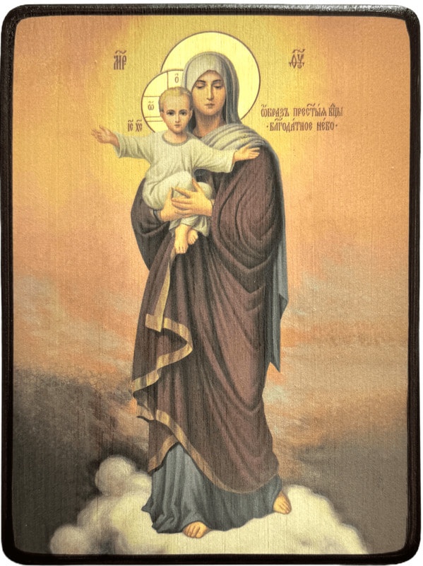 Икона Благодатное небо (Что Тя наречем) Божией Матери фото 1