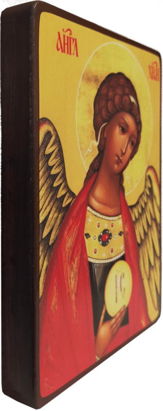 Икона Ангел Хранитель в красном фото 2