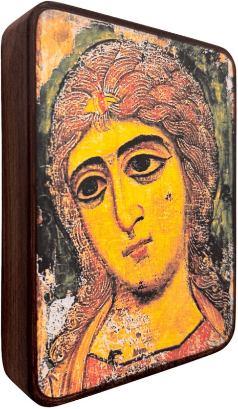 Икона Ангел Златые Власы (Новгород XII век) фото 2