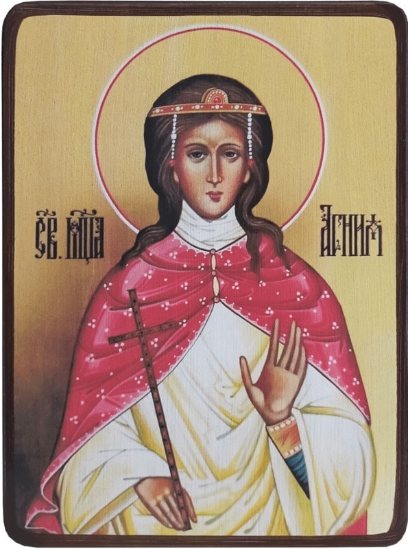 Икона Агния Римская фото 1