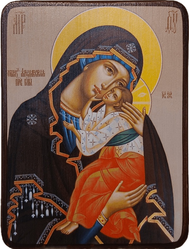 Икона Ярославская Божией Матери фото 1