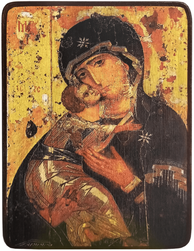 Икона Владимирская Божией Матери А. Рублёв фото 1