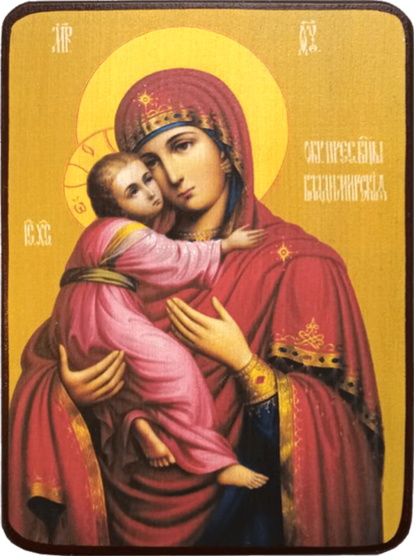 Икона Владимирская Божией Матери фото 1