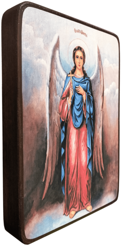 Икона Ангел Хранитель на облаке фото 2