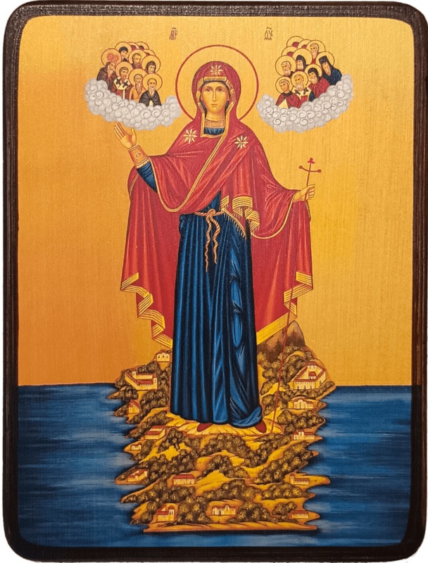 Икона Игумения Горы Афонской Божией Матери фото 1