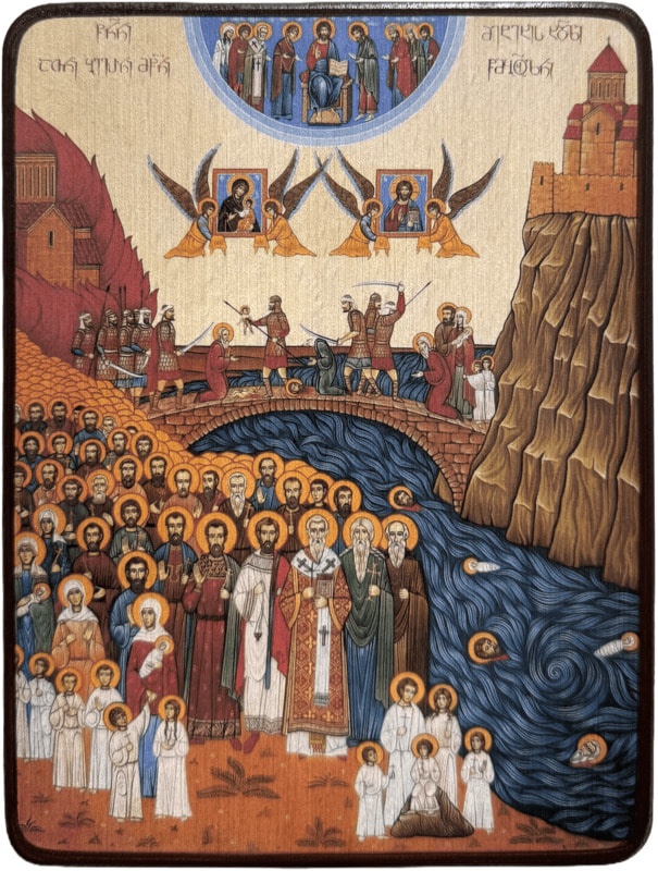 Икона 100 000 мучеников Тбилисских фото 1