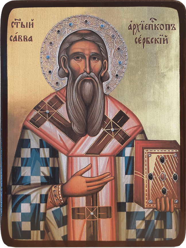 Икона Савва Сербский фото 1