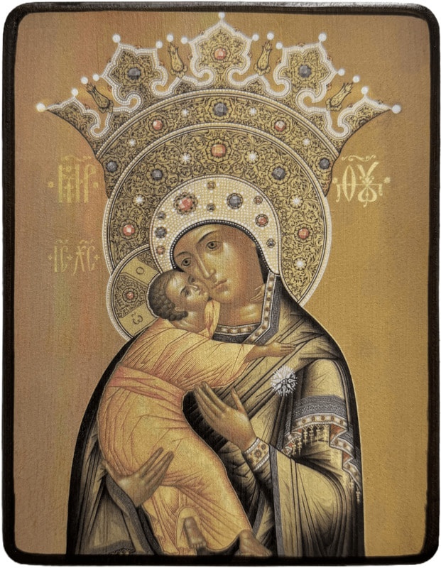 Икона Волоколамская Богородица фото 1