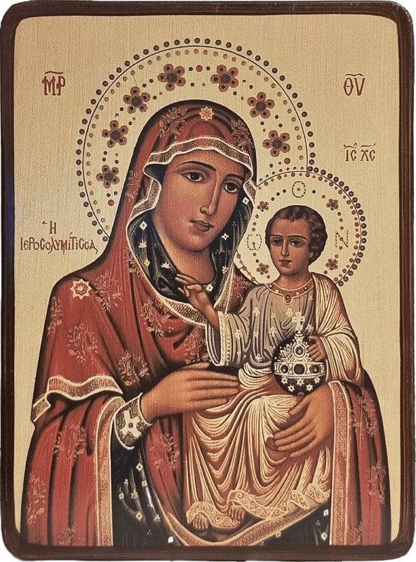 Икона Иерусалимская Богородица фото 1
