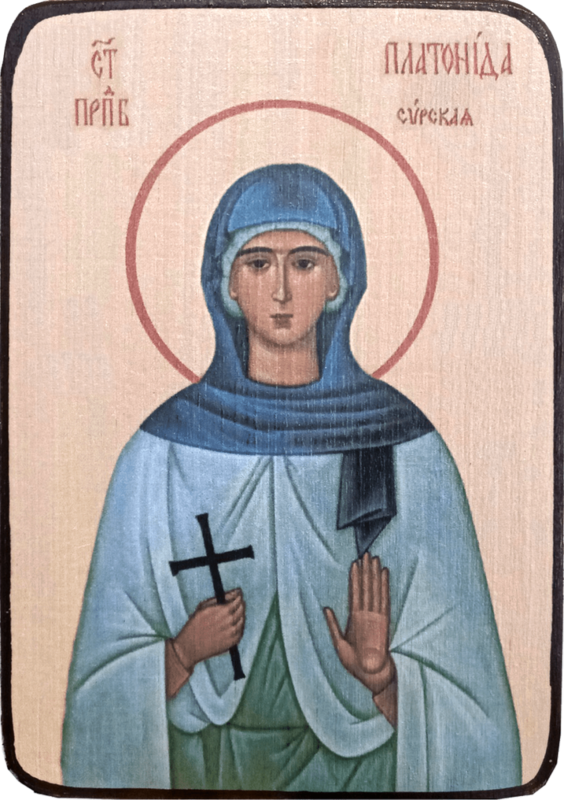 Икона Платонида Сирская фото 1