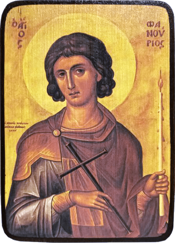 Икона Фанурий Критский, Родоский фото 1