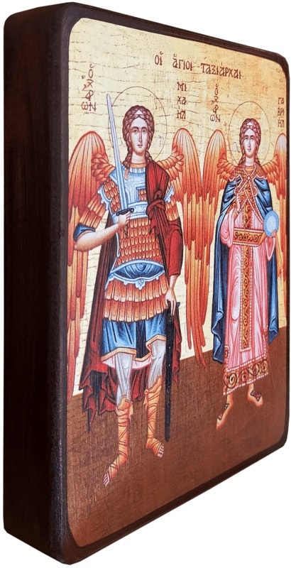 Икона Архангелы Гавриил и Михаил фото 2