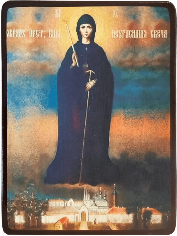 Икона Неугасимая Свеча Вратарница Божией Матери фото 1