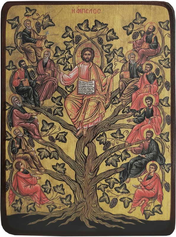 Икона Спас Лоза Истинная фото 1