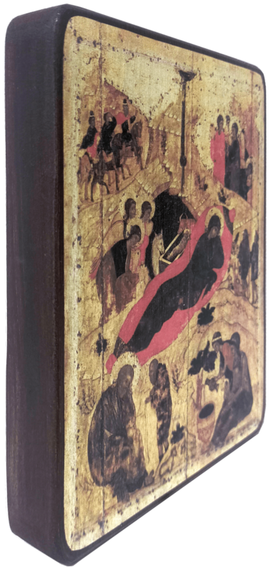 Икона Рождество Христово А. Рублев фото 2