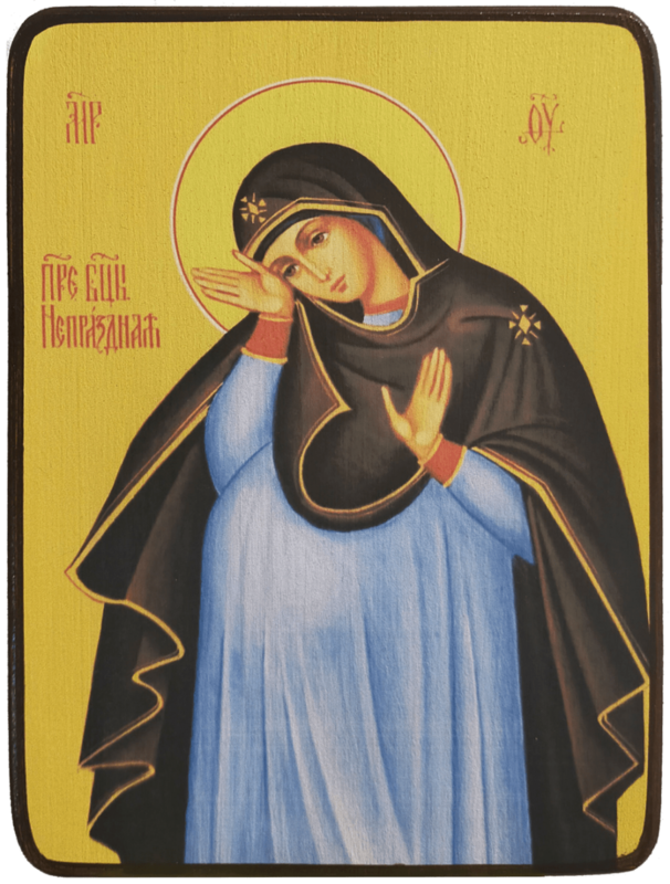 Икона Непраздная Божией Матери фото 1