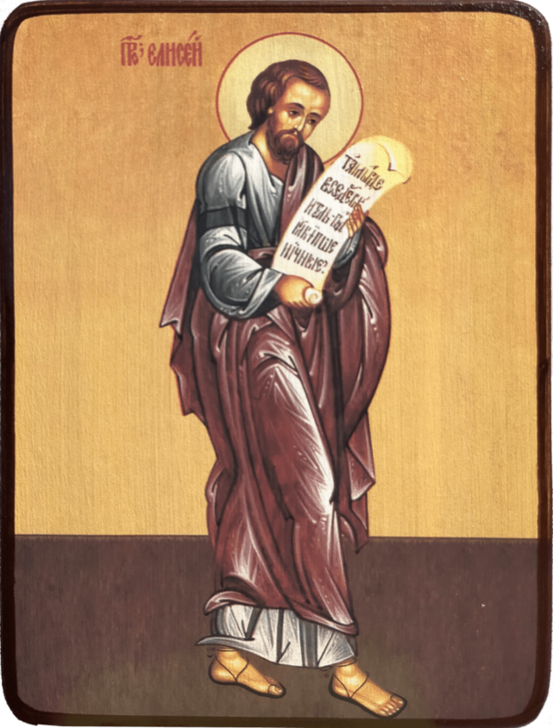 Икона Елисей пророк фото 1