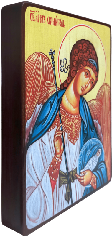 Икона Ангел Хранитель с душой фото 2