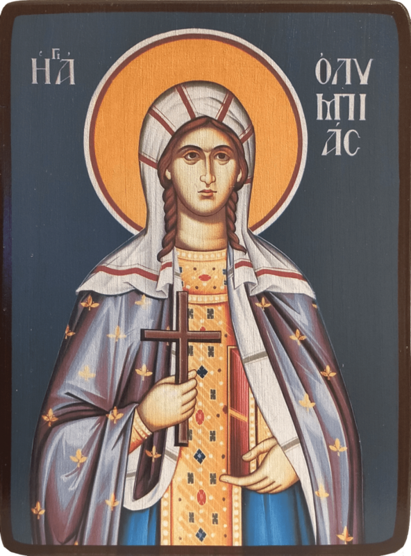 Икона Олимпиада Константинопольская фото 1