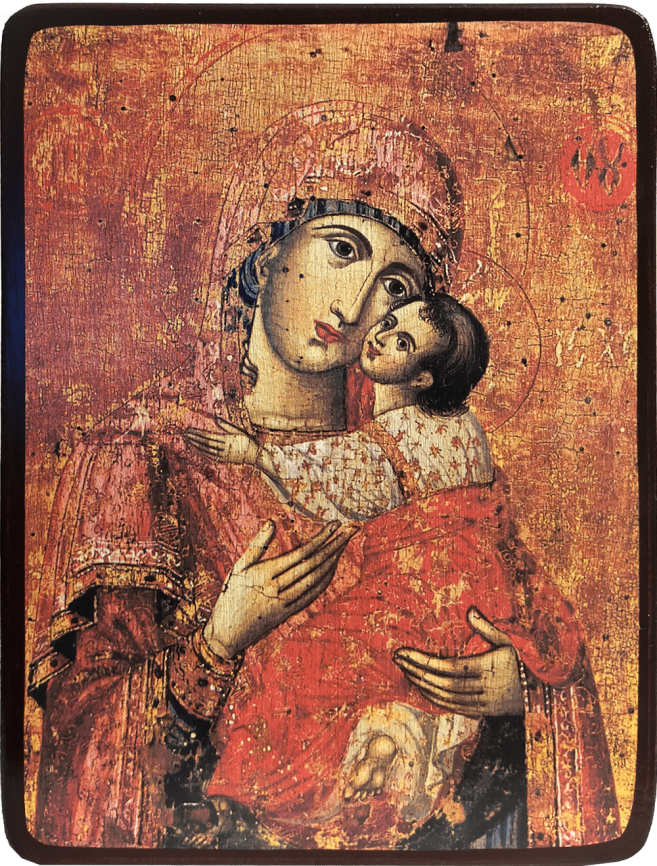 Икона Кардиотисса Божией Матери (копия XVIII века) фото 1