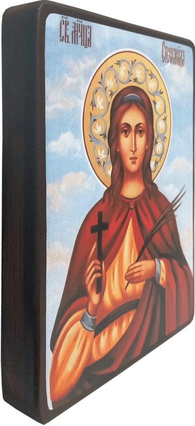 Икона Стефанида Дамасская с веточкой фото 2