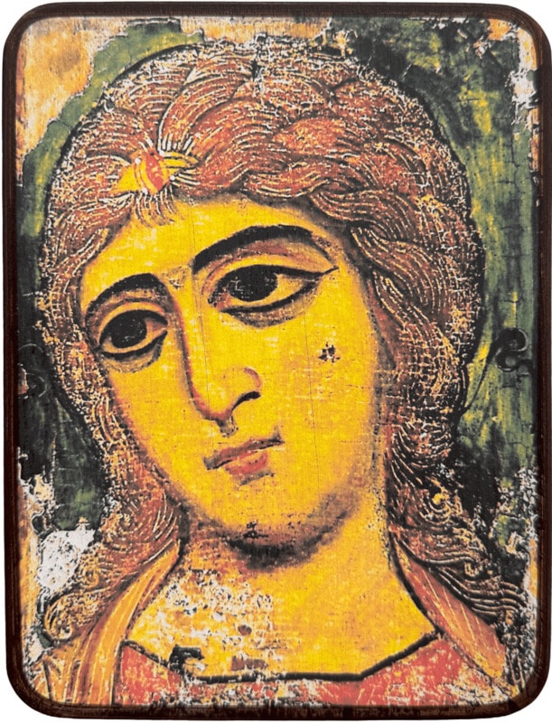 Икона Ангел Златые Власы (Новгород XII век) фото 1