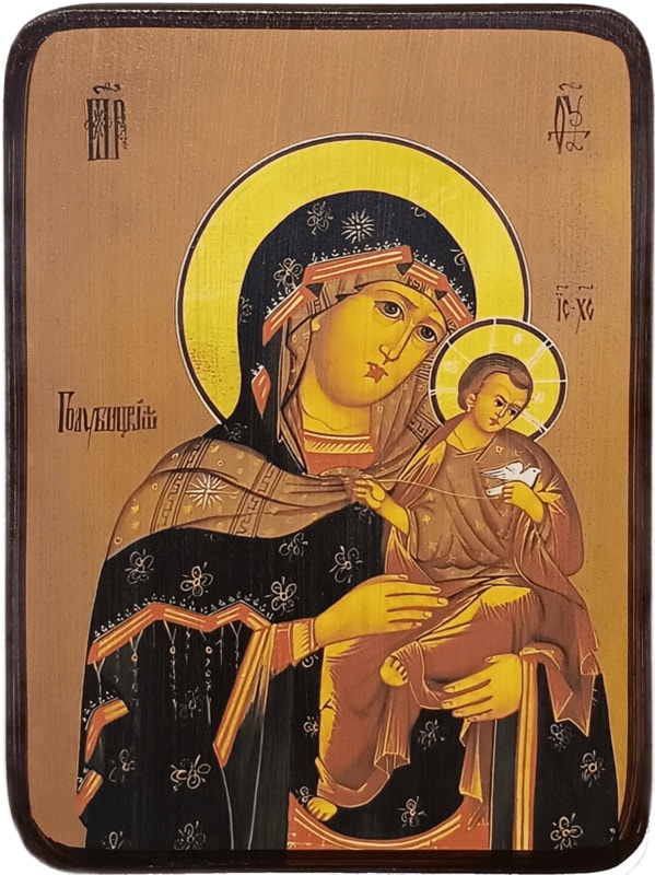 Икона Голубицкая Божией Матери фото 1