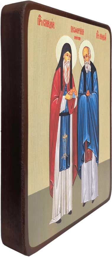 Икона Спиридон и Никодим фото 2
